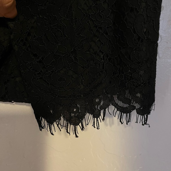 J. Crew Womens Pants Black Lace Pull On Easy Pants F8766 Size 0 - Picture 5 of 5